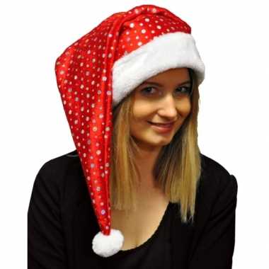 Glitter kerstmuts met pailletten kopen